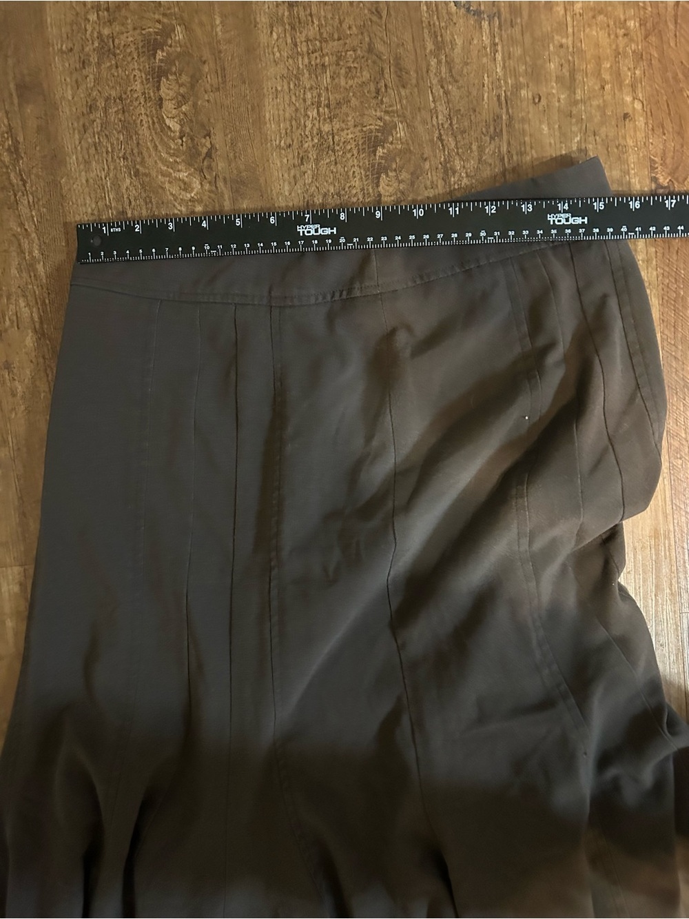 Dalia Size 8 Brown Long Maxi Skirt Flared Gored Boho Stretch Women’s - Picture 4 of 4